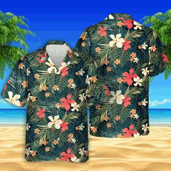 Tropical Flowers And Plants Hawaiian Shirt, Beach Outfit Summer Gifts | Newhawaiianshirts UK