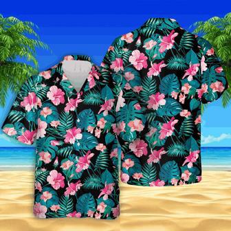 Tropical Hibicus Hawaiian Shirt, Summer Shirt For Men Summer Gifts | Newhawaiianshirts DE