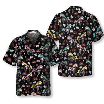 Unicorn Tops Peach Day Of The Dead Hawaiian Shirt Summer Gifts | Newhawaiianshirts CA