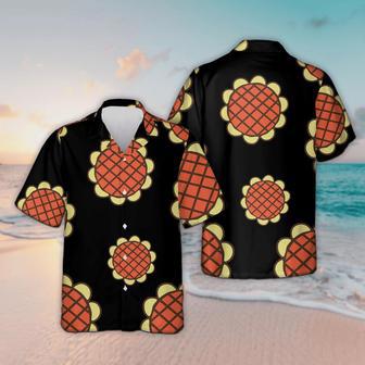 Unisex Anime Sunflower Hawaii Shirt New World Dressrosa Cosplay Costumes Casual Hawaiian Shirts Aloha Shirt Short Sleeve Hawaiian Summer Gifts | Newhawaiianshirts AU