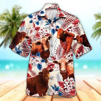 Unisex Beefmaster Cattle Flag Hawaiian Shirts Summer Gifts | Newhawaiianshirts AU