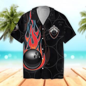 Unisex Bowling Hawaiian Shirt Bowling Ball Lover Gifts Tropical Hawaiian Shirt, Aloha Hawaiian Shirt Short Sleeve Hawaiian Summer Gifts | Newhawaiianshirts DE