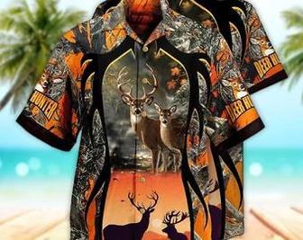 Unisex Deer Hunting Camo Hawaiian Shirt For Men, Aloha Hawaiian Shirt Short Sleeve Hawaiian Summer Gifts | Newhawaiianshirts UK