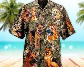 Unisex Dog Love Hunting Limited Edition Hawaiian Shirt For Men, Aloha Hawaiian Shirt Short Sleeve Hawaiian Summer Gifts | Newhawaiianshirts UK