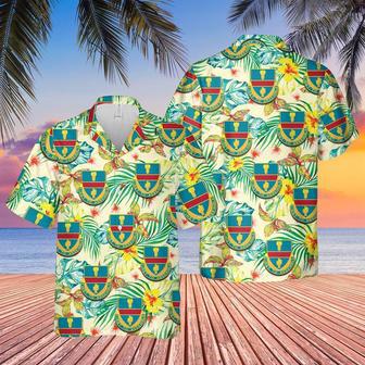 Us Army Oregon Army National Guard Infantry Regiment Hawaiian Shirt, Short Sleeve Hawaiian Shirt For Men Summer Gifts | Newhawaiianshirts AU