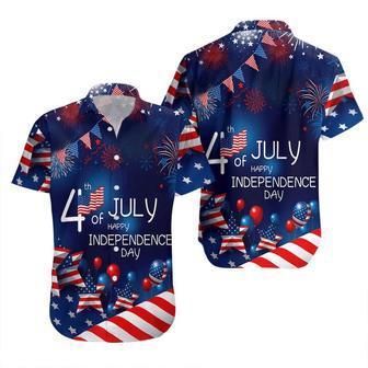 Us Independence Day Hawaiian Shirt, July Aloha Gift, God Bless America Hawaii Shirt, Usa Flag Shirt Summer Gifts | Newhawaiianshirts AU