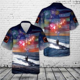 Uss Phoenix Attack Submarine, Of July Hawaiian Shirt Summer Gifts | Newhawaiianshirts UK