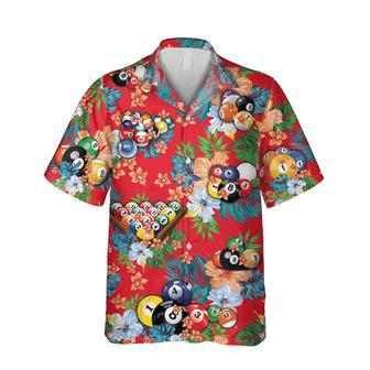 Vintage Billards Red Hawaiian Shirt, Father�S Day Gift Summer Gifts | Newhawaiianshirts UK