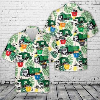 Waste Management Hawaiian Shirt, Irish Day Hawaiian Shirt, Men Hawaiian Shirt, Patrick's Shirt Summer Gifts | Newhawaiianshirts UK