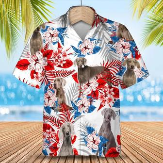 Weimaraner Hawaiian Shirt - Gift For Summer, Summer Aloha Shirt, Hawaiian Shirt For Men And Women Summer Gifts | Newhawaiianshirts UK