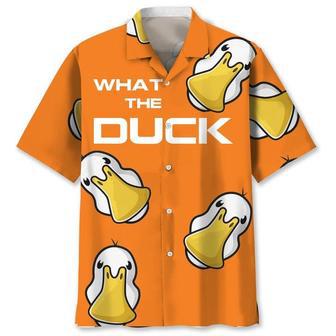 What The Duck Funny Hawaiian Shirt Summer Gifts | Newhawaiianshirts UK