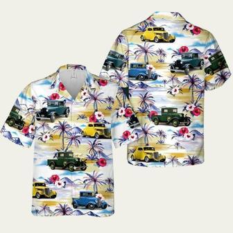 1932 Ford Model B Pickup Aloha Hawaiian Shirt | Newhawaiianshirts CA