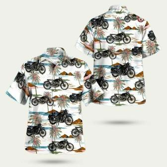 1951 Vincent Black Lightning Motorcycle Hawaiian Shirt | Newhawaiianshirts UK