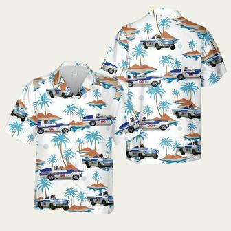 1957 Ford Thunderbird Bonneville Race Car Hawaiian Shirt | Newhawaiianshirts UK