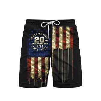 911 Never Forget Beach Shorts For Men | Newhawaiianshirts UK