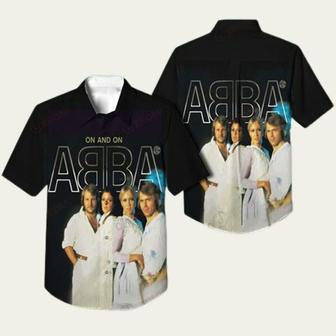 Abba On And On And On Album Floral Hawaiian Shirt | Newhawaiianshirts DE