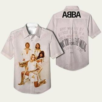 Abba Thank You For The Music Album Pattern Hawaiian Shirt | Newhawaiianshirts AU