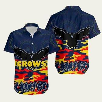 Adelaide Crows Anzac Day Army Hawaiian Shirt | Newhawaiianshirts CA