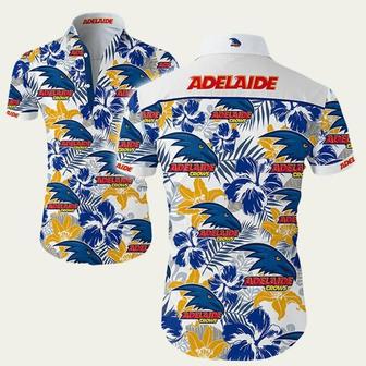 Adelaide Crows Football Club Flower Hawaiian Shirt | Newhawaiianshirts CA