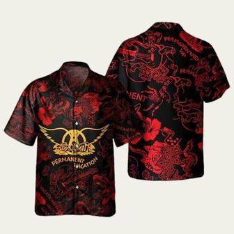 Aerosmith Permanent Vacation 1987 Album Hawaiian Shirt | Newhawaiianshirts DE