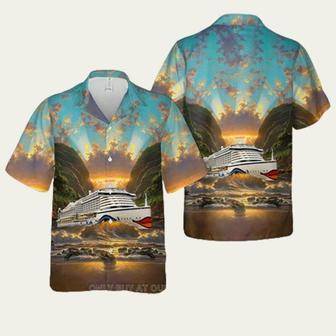 Aida Cruises Pattern Hawaiian Shirt | Newhawaiianshirts AU