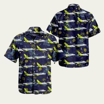 Airbaltic Bombardier Cseries Hawaiian Shirt | Newhawaiianshirts CA