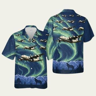 Alaska Airlines National Guard Us Air Force Hawaiian Shirt | Newhawaiianshirts AU