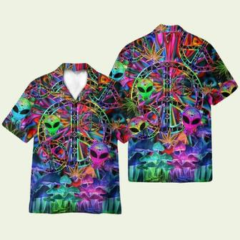 Alien Stay Trippy Little Hippie Hawaiian Shirt | Newhawaiianshirts AU