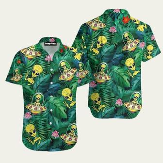 Alien Ufo Hippie Hawaiian Shirt | Newhawaiianshirts AU