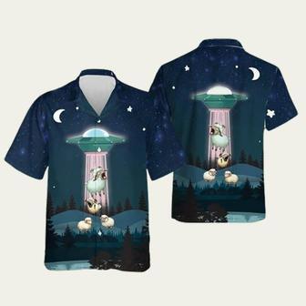 Aliens Ufo Hawaiian Shirt | Newhawaiianshirts UK