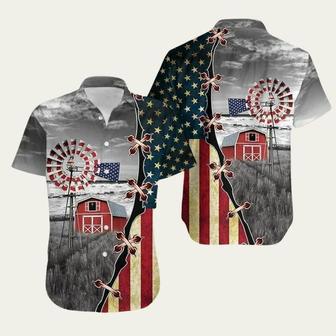 Aloha Farming Patriotism Hawaiian Shirt | Newhawaiianshirts AU