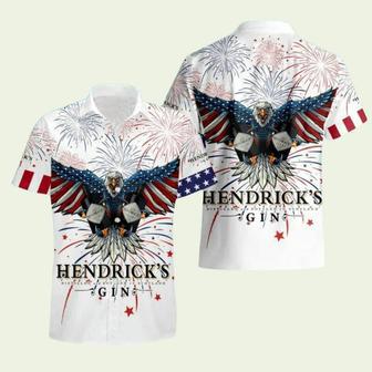 Aloha Independence Day Hendricks Gin Usa Flag Hawaiian Shirt | Newhawaiianshirts