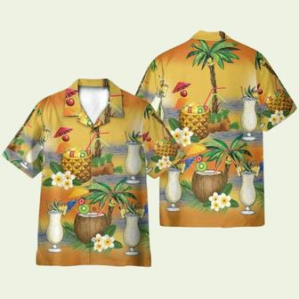 Aloha Summer Paradise Pina Colada Hawaiian Shirt | Newhawaiianshirts AU