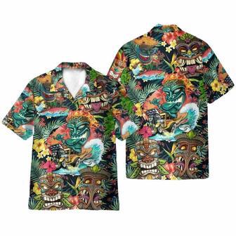 Aloha Summer Tiki Awesome Hawaiian Shirt | Newhawaiianshirts AU