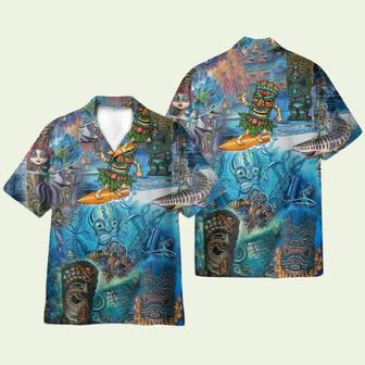 Aloha Summer Tiki Island Hawaiian Shirt | Newhawaiianshirts AU