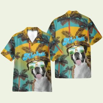 Aloho Summer Boxer Dog Hawaiian Shirt | Newhawaiianshirts UK