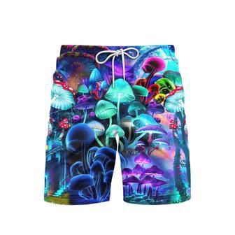 Amazing Magic Mushroom Peace Life Beach Shorts For Men | Newhawaiianshirts AU