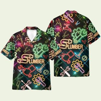 Amazing Neon Plumber Hawaiian Shirt | Newhawaiianshirts AU