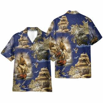 Amazing Pirate Ship Hawaiian Shirt | Newhawaiianshirts AU