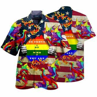 Amazing Rainbow Dragon Hawaiian Shirt | Newhawaiianshirts AU