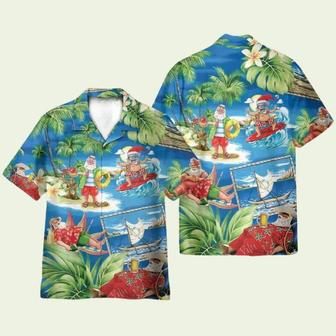 Amazing Santa Claus Funny Hawaiian Shirt | Newhawaiianshirts CA