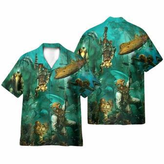 Amazing Scuba Diving Dont Fear Death Fear Hawaiian Shirt | Newhawaiianshirts AU