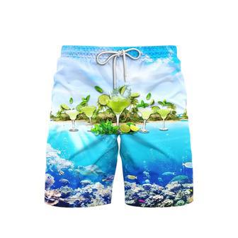 Amazing This Awesome Margarita Blue Ocean Beach Shorts For Men | Newhawaiianshirts CA