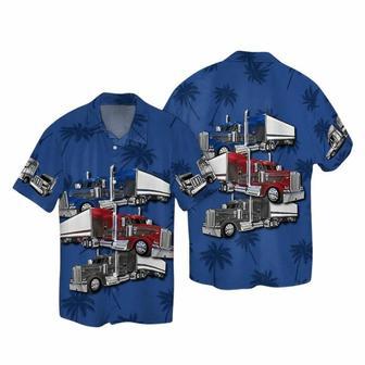 Amazing Truck Navy Patterns Dh Hawaiian Shirt | Newhawaiianshirts AU