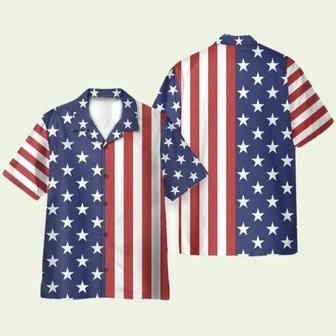 America Graphic Flag July America Independence Day Hawaiian Shirt | Newhawaiianshirts DE