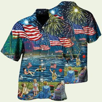 America Independence Day Fun Day Independence Day Hawaiian Shirt | Newhawaiianshirts AU