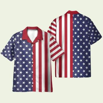 American Flag July Idependence Day Hawaiian Shirt | Newhawaiianshirts CA