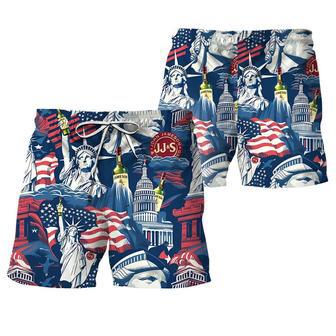 American Liberties Holding Jameson Swim Trunks | Newhawaiianshirts