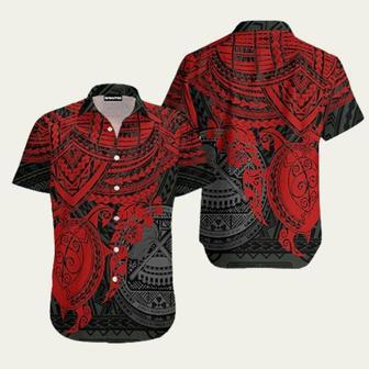 American Samoa Polynesian Red Cool Hawaiian Shirt | Newhawaiianshirts AU