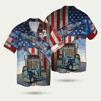 American Truckers For Freedom Hawaiian Shirt | Newhawaiianshirts AU